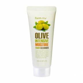 Пенка для умывания увлажняющая с экстрактом оливы Farmstay Olive Intensive Moisture Foam Cleanser 100ml