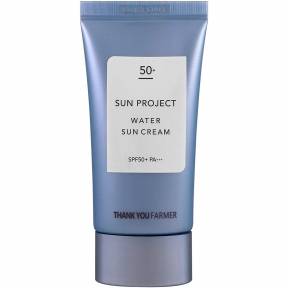 Крем Солнцезащитный Органический Водостойкий С Экстрактом Алоэ Thank You Farmer Sun Project Water Sun Cream SPF50+ PA+++