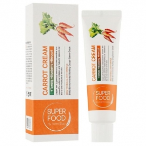 Поживний крем для обличчя з морквою FarmStay Super Food Carrot Cream 60g