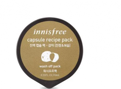 Маска капсульная для лица Innisfree Potato Capsule Recipe Pack 10ml 