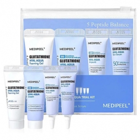 Увлажняющий набор с глутатионом Medi-Peel GLUTATHIONE HYAL AQUA TRIAL KIT