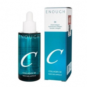 Ампульна сироватка з колагеном ENOUGH Collagen 3x moisture Ampoule 50ml