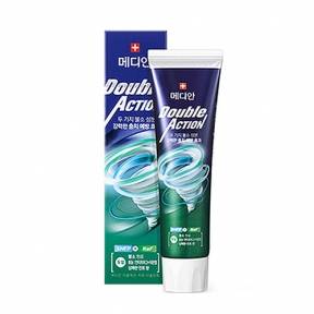 Зубная Паста Против Кариеса С Мятой  Median Double Action Mint Toothpaste 130ml (сине-зеленая упаковка)