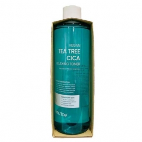 Заспокійливий тонік з олією чайного дерева Farmstay Vegan Tea Tree Cica Relaxing Toner 400ml