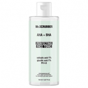 Отшелушивающий тоник для проблемной и подверженной акне кожи Mr.Scrubber AHA+BHA 150ml