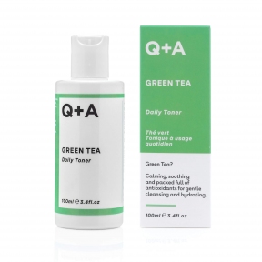 Тонер успокаивающий с зелёным чаем для лица Q+A Green Tea Daily Toner 100ml