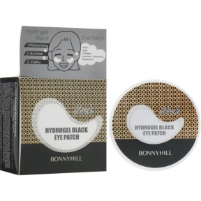 Гидрогелевые патчи с черным жемчугом и коллагеном Beauadd Bonnyhill Black Eye Patch 60 шт 90 г