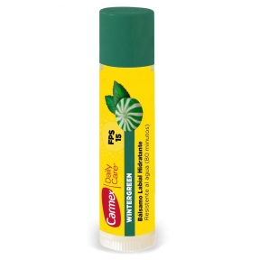 Бальзам для губ со вкусом мяты Carmex Daily Care Wintergreen lip balm stick SPF 15,  4.25g