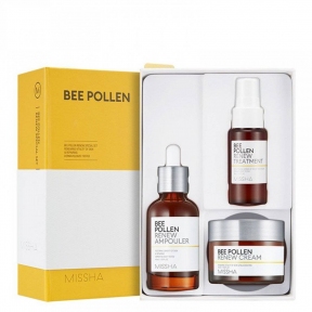 Набор Для Лица Восстанавливающий С Прополисом И Пчелиной Пыльцой MISSHA Bee Pollen Renew Special Set 120ml