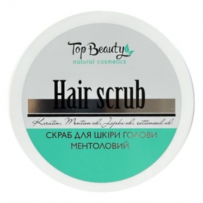 Пілінг для шкіри голови ментоловий Top Beauty Hair Scrub 250 мл