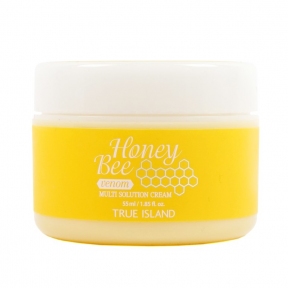 Крем мультифункциональный с пчелиным ядом для лица True Island Honey Bee Venom Multi Solution Cream 55ml