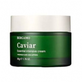 Крем для лица с экстрактом икры и бета-глюканом Bergamo Caviar Essential Intensive Cream 50g