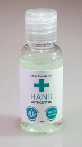 Антисептик для рук с экстрактом алоэ Clear Hands Co 30ml