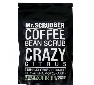 Скраб кофейный с ароматом цитруса для тела Mr.Scrubber Crazy Citrus 200g 