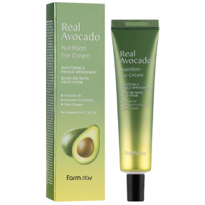 Крем для век питательный с маслом авокадо FarmStay Real Avocado Nutrition Eye Cream 40ml