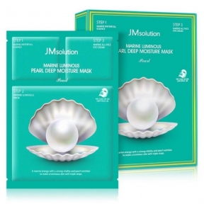 Маска Зволожуюча Відновлююча Трифазної Дії JM Solution Marine Luminous Pearl Deep Moisture Mask Pearl