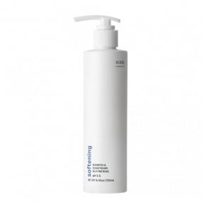Смягчающий шампунь-кондиционер с протеинами шелка Scalp Softening Shampoo & Conditioner Silk Proteins 250ml