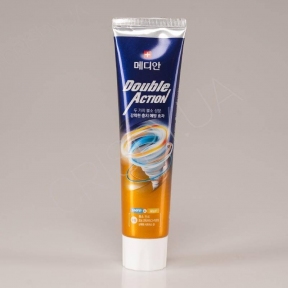 Зубная Паста Против Кариеса С Экстрактом Цитрусовых Median Double Action Toothpaste Citrus 130ml (сине-оранжевая упаковка)