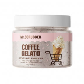 Крем-скраб для рук и тела Mr.SCRUBBER с ароматом кофейного мороженого Coffee gelato