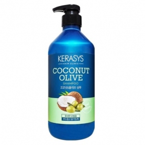 Шампунь с маслами оливки и кокоса Kerasys Coconut Olive Shampoo 800ml