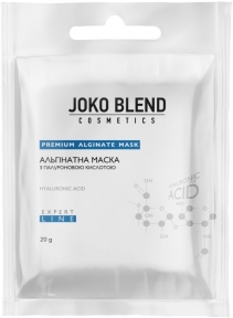 Маска альгинатная с гиалуроновой кислотой для лица Joko Blend Premium Alginate Mask 20g