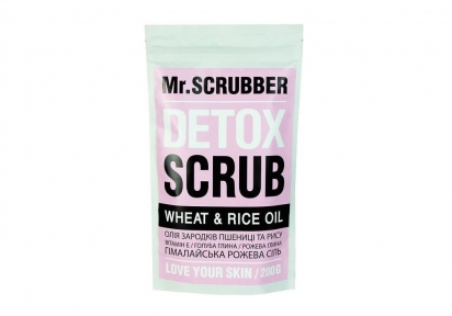 Рисовий скраб освітлювальний з детокс-ефектом для тіла Mr.Scrubber Detox 200g
