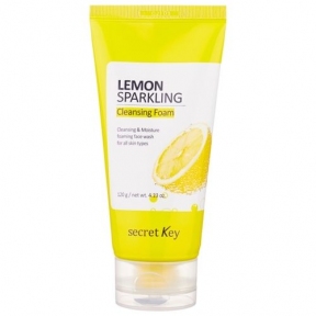 Пена для умывания осветляющая с экстрактом лимона Secret Key Lemon Sparkling Cleansing Foam 120ml