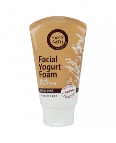 Пена для умывания йогуртовая Happy Bath Real Silky Facial Yogurt Foam 120ml