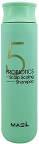Шампунь для глубокого очищения кожи головы Masil 5 Probiotics Scalp Scaling Shampoo 300ml