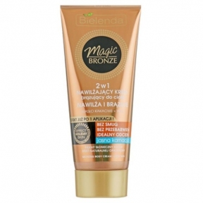 Зволожуючий бронзуючий крем для світлої шкіри Bielenda Magic Bronze 2in1 Moisturizing Bronze Cream for Light Skin 200ml