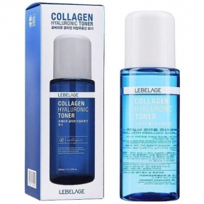 Колагеновий гіалуроновий тонер для обличчя Lebelage Collagen Hyaluronic Toner 300ml