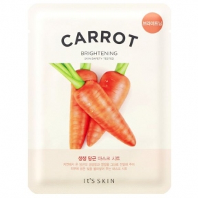 Маска тканевая для лица с экстрактом моркови It's Skin The Fresh pack Sheet Carrot 19g