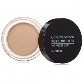 Консилер THE SAEM Cover Perfection Pot Concealer 01 Clear Beige