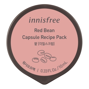 Маска-скраб с экстрактом красной фасоли Innisfree Capsule Recipe Pack Red Bean 10ml