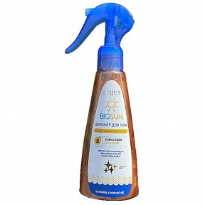 Шиммер для тела с кокосовым маслом Bioton Cosmetics BioSun Body Shimmer Spray 150ml