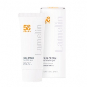 Солнцезащитный крем для всех типов кожи Lamelin SUN CREAM SPF50+PA+++50ml