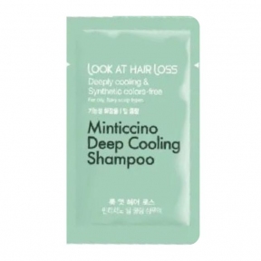 Шампунь для волосся освіжаючий Daeng Gi Meo Ri Look At Hair Loss Minticcino Deep Cooling Shampoo 7ml