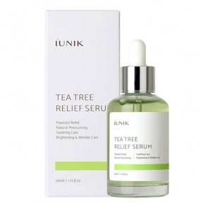 Сыворотка лечащая противовоспалительная с экстрактом чайного дерева IUNIK Tea Tree Relief Serum