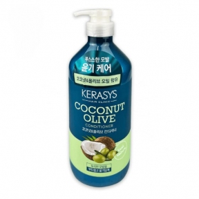 Кондиціонер з маслами оливок та кокосу Kerasys Coconut Olive conditioner 800 ml