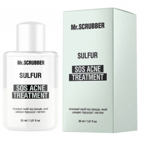 Точковий засіб від прищів  Mr.Scrubber SOS Acne Treatment Sulfur 30ml