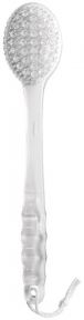 Щетка массажная, банная с длинной ручкой синтетическая Titania, 37см