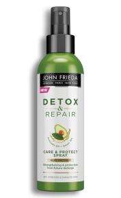 Несмываемый спрей для укрепления волос с термозащитой John Frieda Detox & Repair Care & Protect Spray 200ml