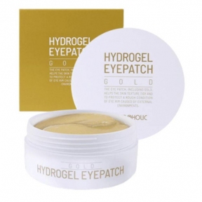 Гидрогелевые патчи для зоны вокруг глаз с золотом Foodaholic Hydrogel Eye Patch Gold