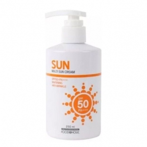 Сонцезахисний крем для обличчя та тіла FoodAHolic Multi Sun Cream SPF50+++ 250ml